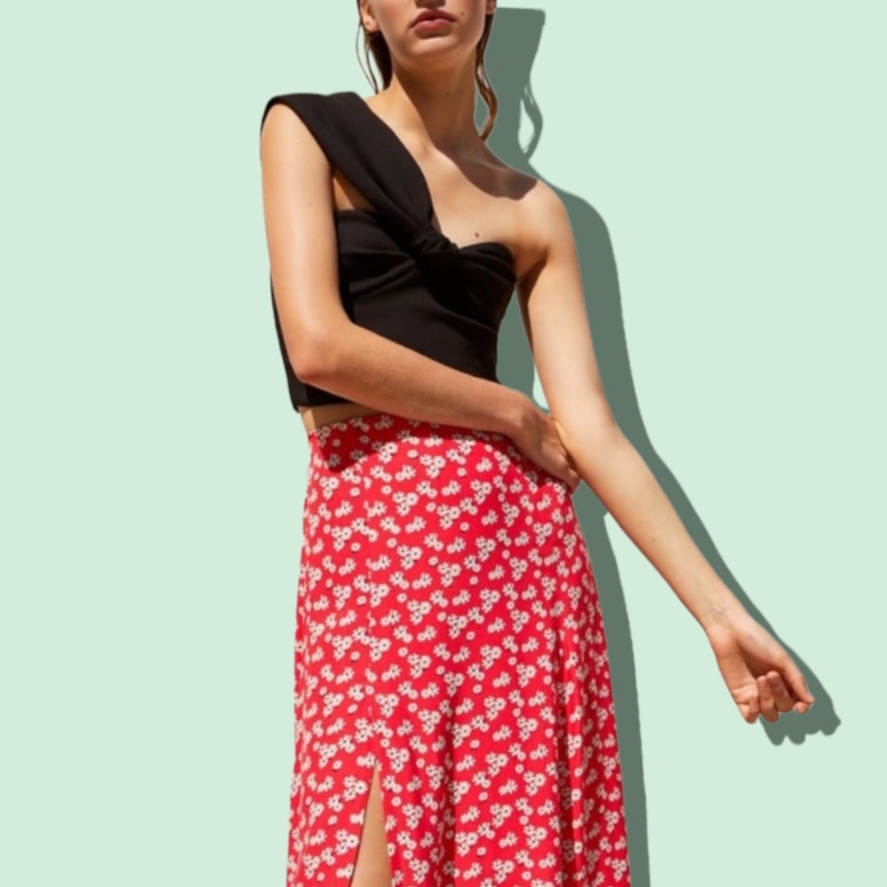 COPY - New Zara one shoulder crop top